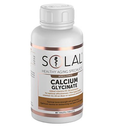 Calcium Glycinate 60 Capsules Angled