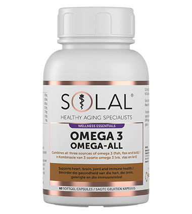 Omega-All 60 Capsules Front