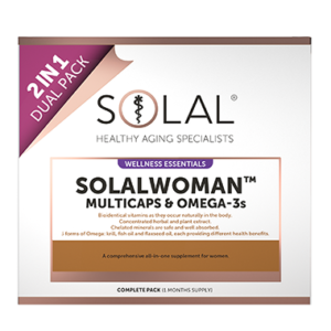 SolalWoman Omega 3s+Multicaps Dual Pack Front